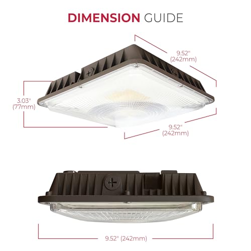 CLCS 24 60W Commercial Outdoor LED Canopy Light