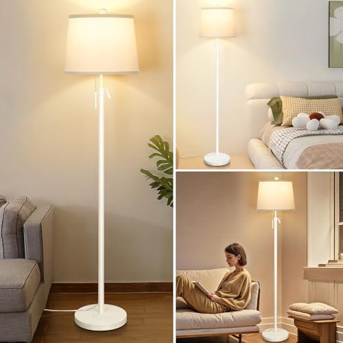 White Floor Lamp for Living Room 55
