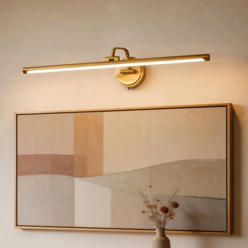 Hardwired Picture Light for Wall (Gold / 32 inches)