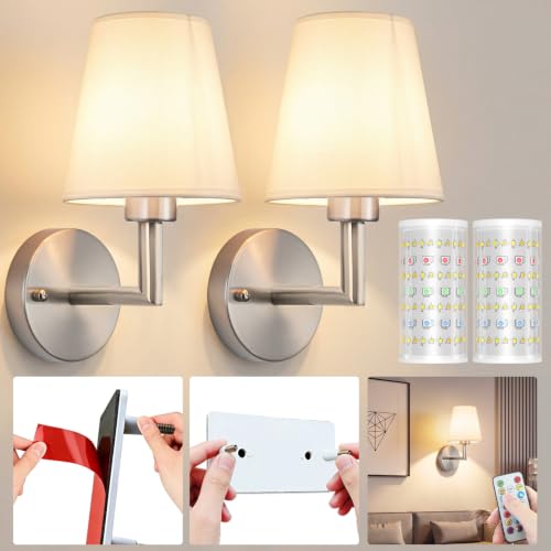 Battery Operated Wall Sconce (2 Count)