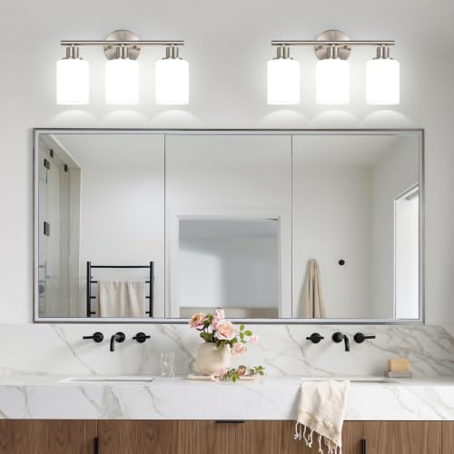 3 Light Bathroom Light Fixtures (3 Count)
