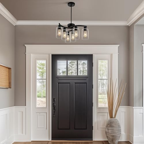 6 Light Modern Farmhouse Chandelier