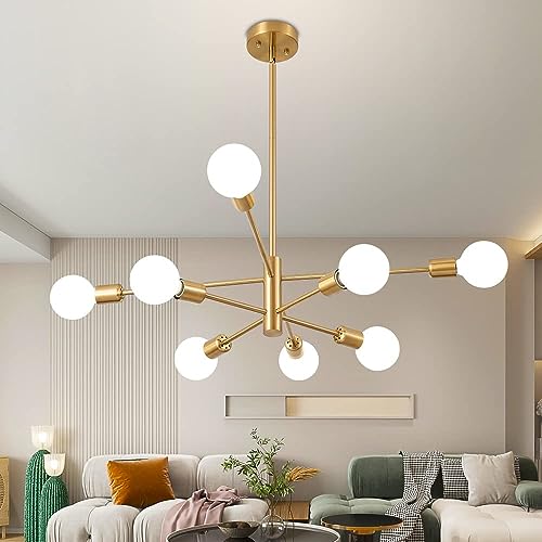 Chandeliers for Dining Room Gold 8