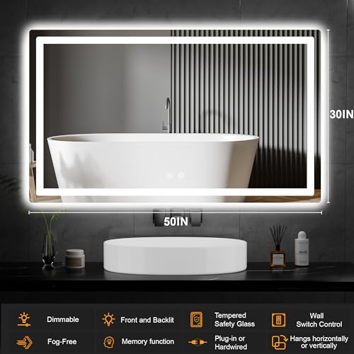 LED Bathroom Mirror with Lights