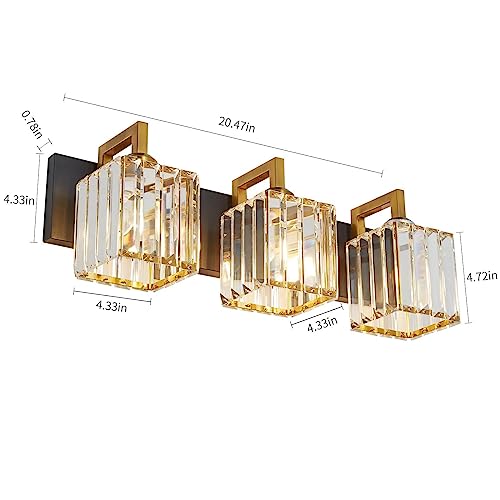 Modern Crystal Bathroom Vanity Light