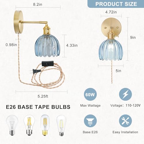Plug in Wall Sconce