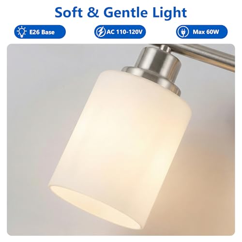 3 Light Bathroom Light Fixtures