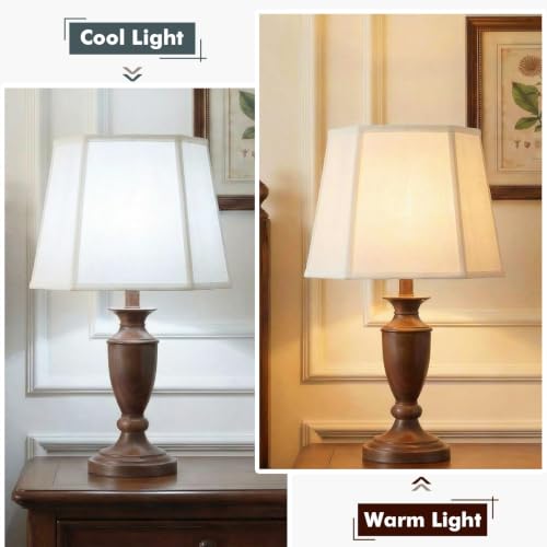 1 Pack White Square Cut Corner Lamp Shade