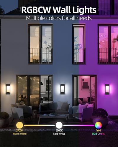 Smart Outdoor Wall Lights