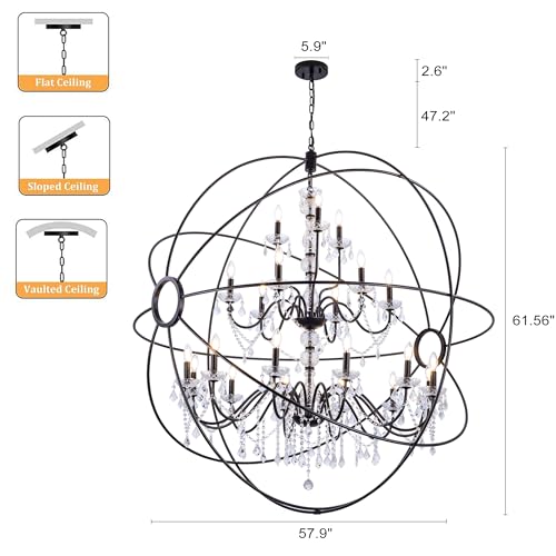 Black Chandelier Light