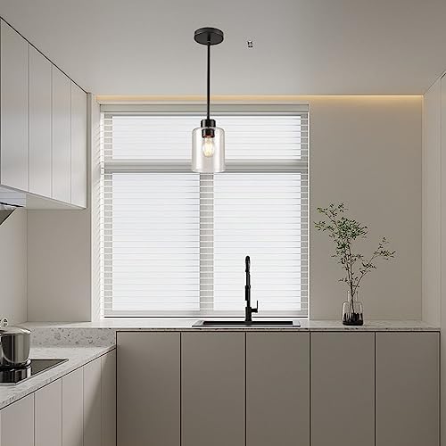Black Pendant Lights Kitchen Island (3 Count)