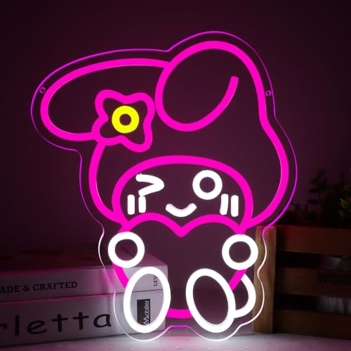 Anime Theme Cartoon LED Neon Sign for Wall Decor (Melody)
