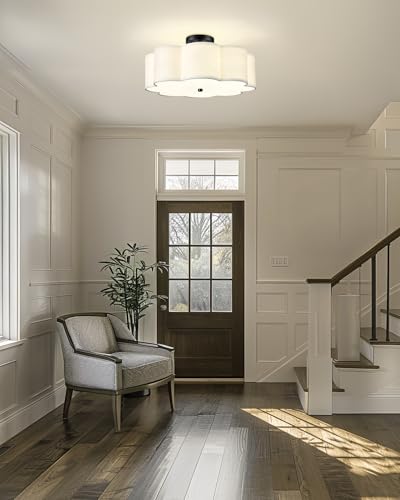 Black Semi Flush Mount Ceiling Lights
