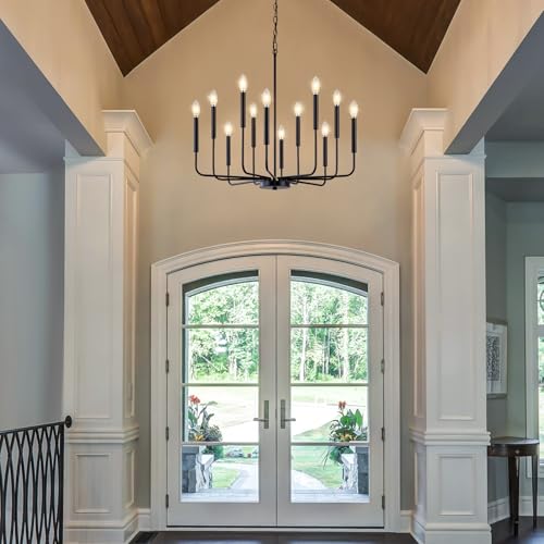 Modern Black Chandelier for Dining Room