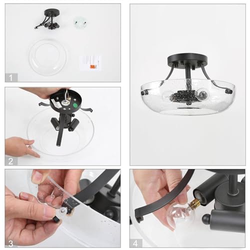 Semi Flush Mount Ceiling Lights