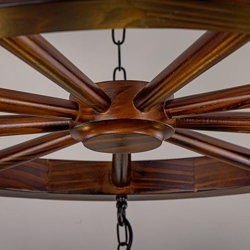 Farmhouse Chandelier for Dining Room 30" (9 Count)