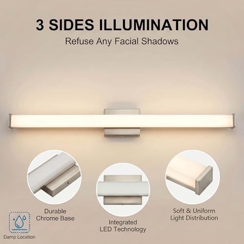 48" Modern LED Bathroom Light Fixtures (48 Count)
