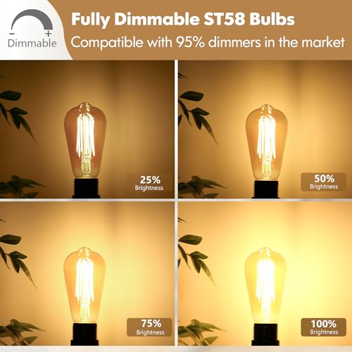 7W Dimmable LED Light Bulbs (6 Count)
