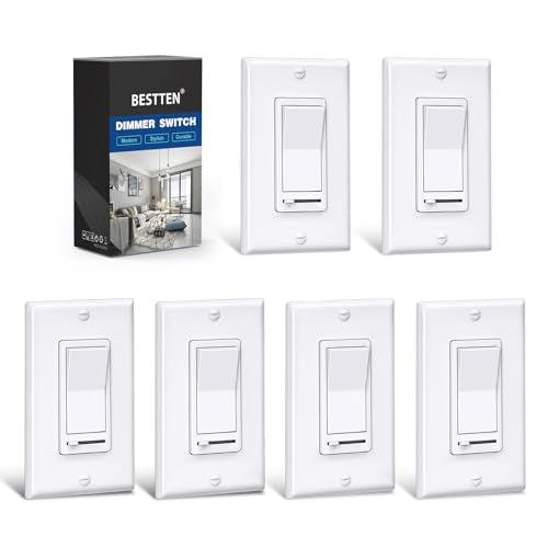 6PK Dimmer Light Switch (6 Count)