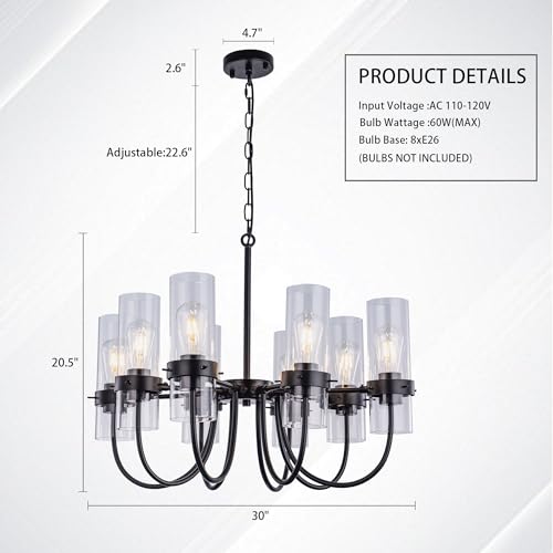 Black Farmhouse Chandelier