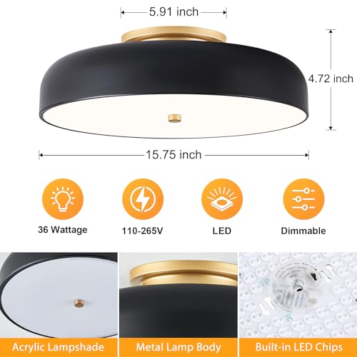 Dimmable LED Ceiling Light Fixture