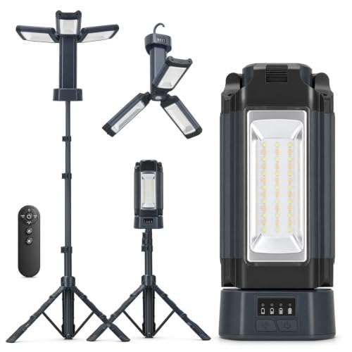 12000mAh Rechargeable Camping Light with Stand 73.2''
