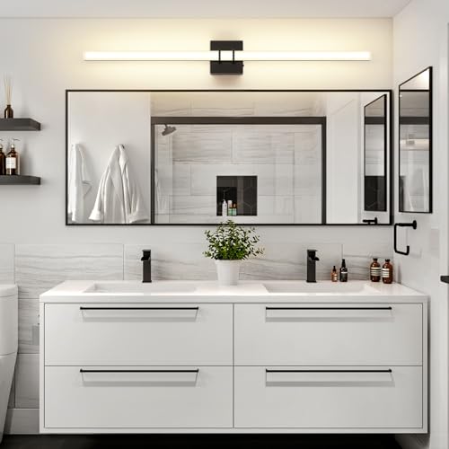Modern Black Vanity Light Bar 40 Inch