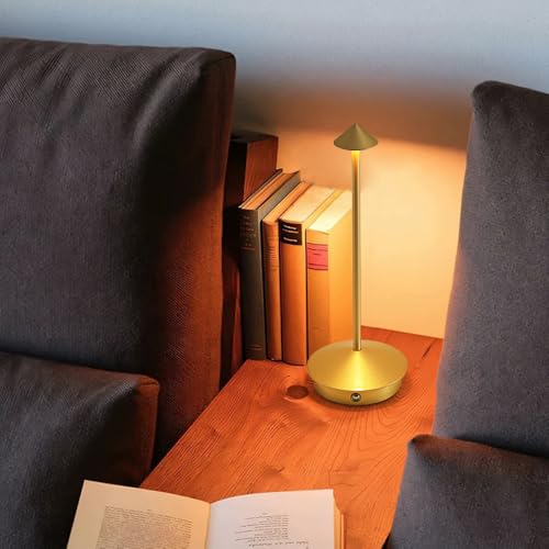 2 Pack Aluminum Cordless Table Lamp (2 Count)