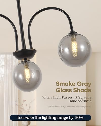 Black Sputnik Chandelier