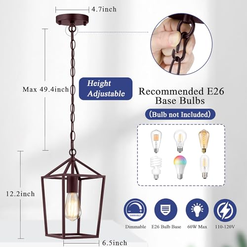 2 Pack Pendant Lights Kitchen Island (2 Count)
