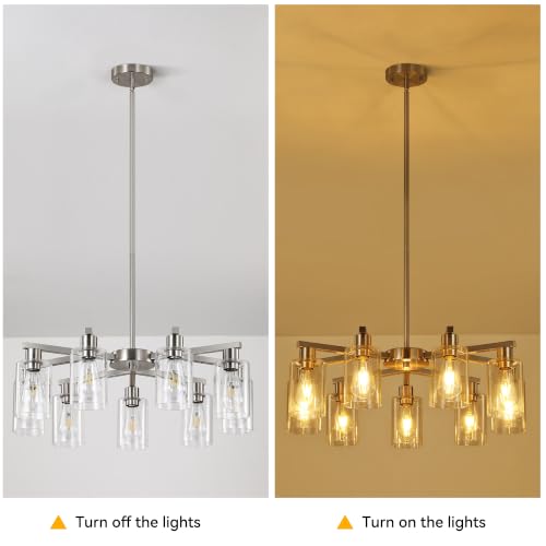 9 Light Modern Farmhouse Chandelier