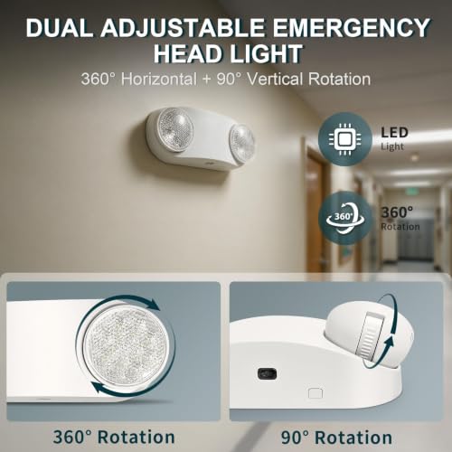 4PK LED Emergency Lights