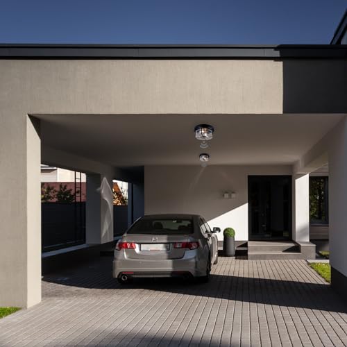 Motion Sensor Outdoor Flush Mount Ceiling Light