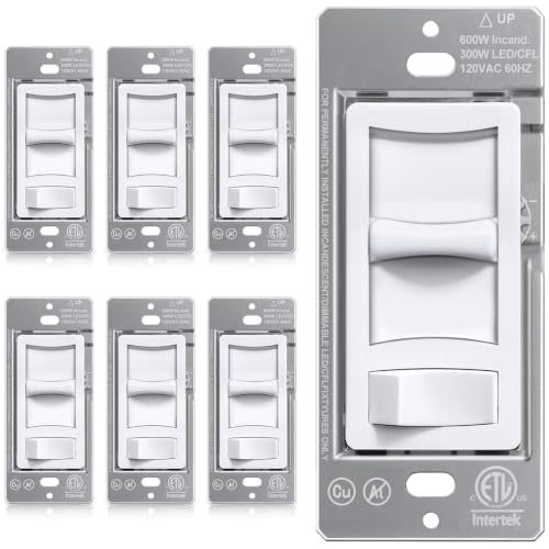 6PK Super Slim Dimmer Switch (6 Count)