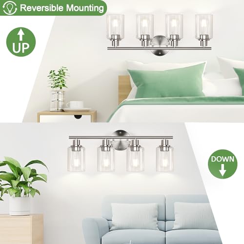 4 Light Bathroom Light Fixtures
