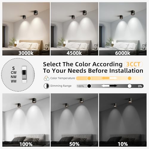Modern LED Flush Mount Ceiling Light Fixtures for Hallway Kitchen Entryway