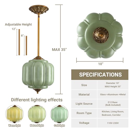 Vintage Milk Glass Pendant Light Fixture