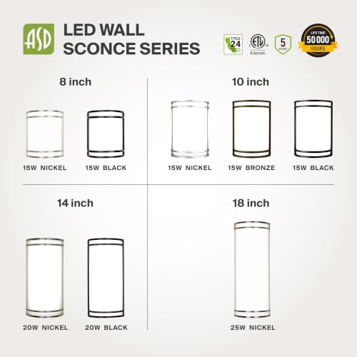 Indoor LED Wall Sconce Lights