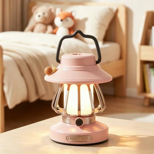 Kids Lantern with 3 Color Light & USB