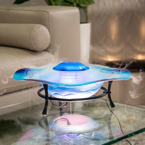 8" Color Changing LED Mist Indoor Tabletop Fountain