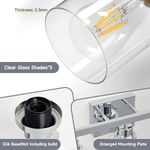 3 Light Bathroom Light Fixtures