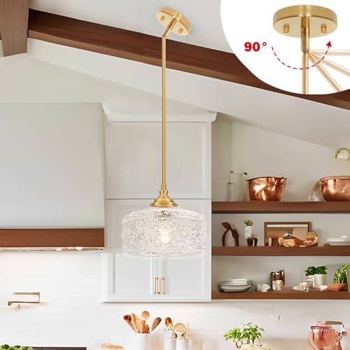 Gold Pendant Lights Kitchen Island