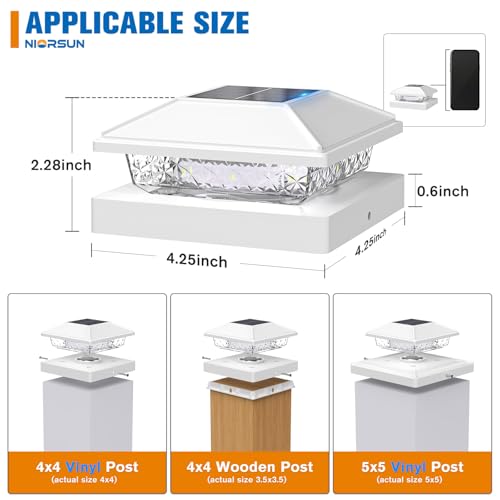 Solar Post Cap Lights (8 Count)