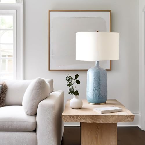 Light Blue Ceramic Table Lamp