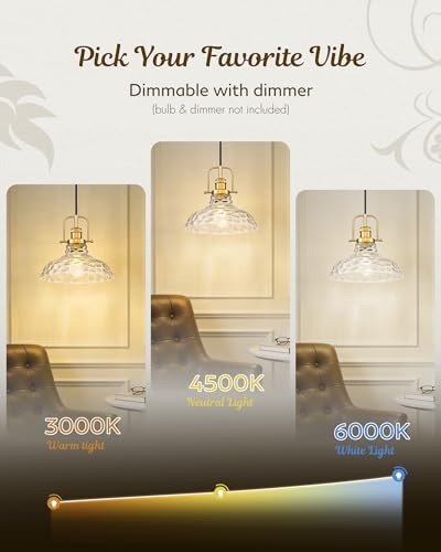 11" Modern Kitchen Pendant Lighting Over Island