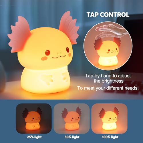 Axolotl Night Light for Kids