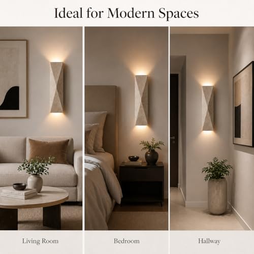 Travertine Wall Sconce