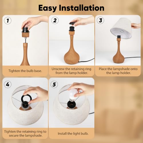 Touch Table Lamp for Bedroom Set of 2 (2 Count)
