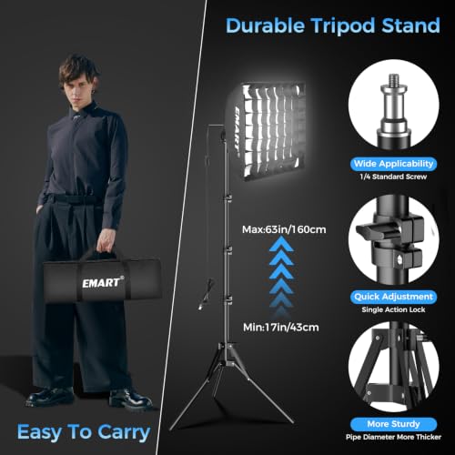Softbox Lighting Kit with Grid