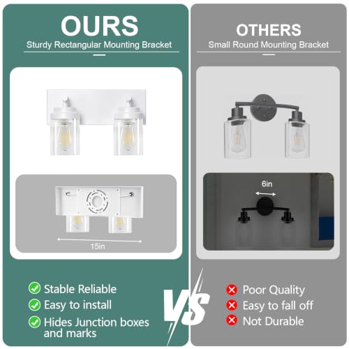Bathroom Light Fixture White